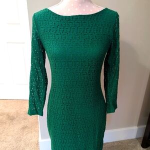 Emerald Green Banana Republic dress size 4
